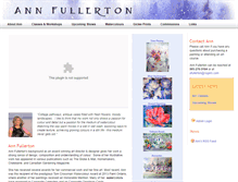 Tablet Screenshot of annfullerton.com